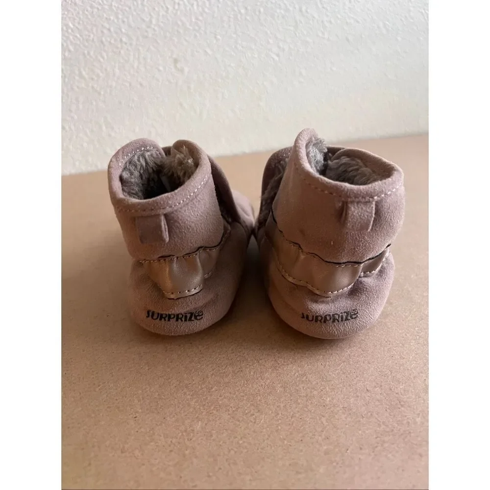 Surprise By Stride Rite  Size 6-12 Months Brown Infant Pre-walker